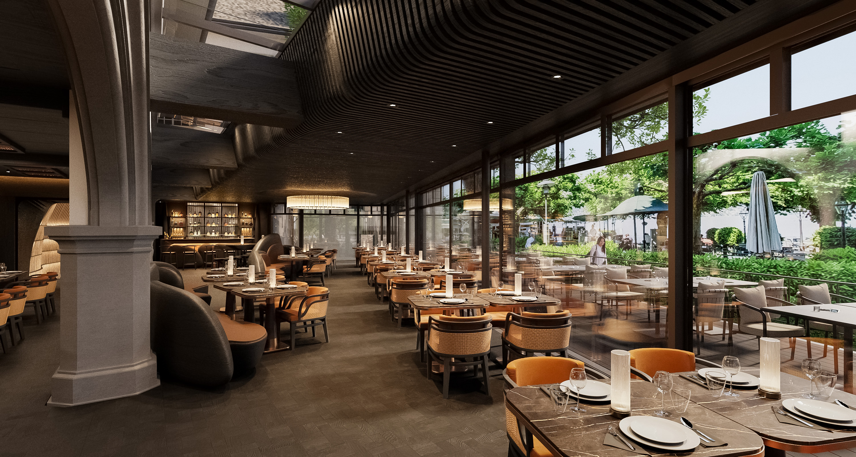 Luxusurlaub - Hunde: erlaubt - Schweiz - Pavillon Restaurant und Bar - Sonne - Boutiquehotel und Seerestaurants 