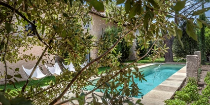 Luxusurlaub - Parkplatz: gebührenpflichtig in Gehweite - Le Prieure de Maussane. "Santa Anna/San Leon" in Maussane les Alpilles. - L'Hôtel Particulier