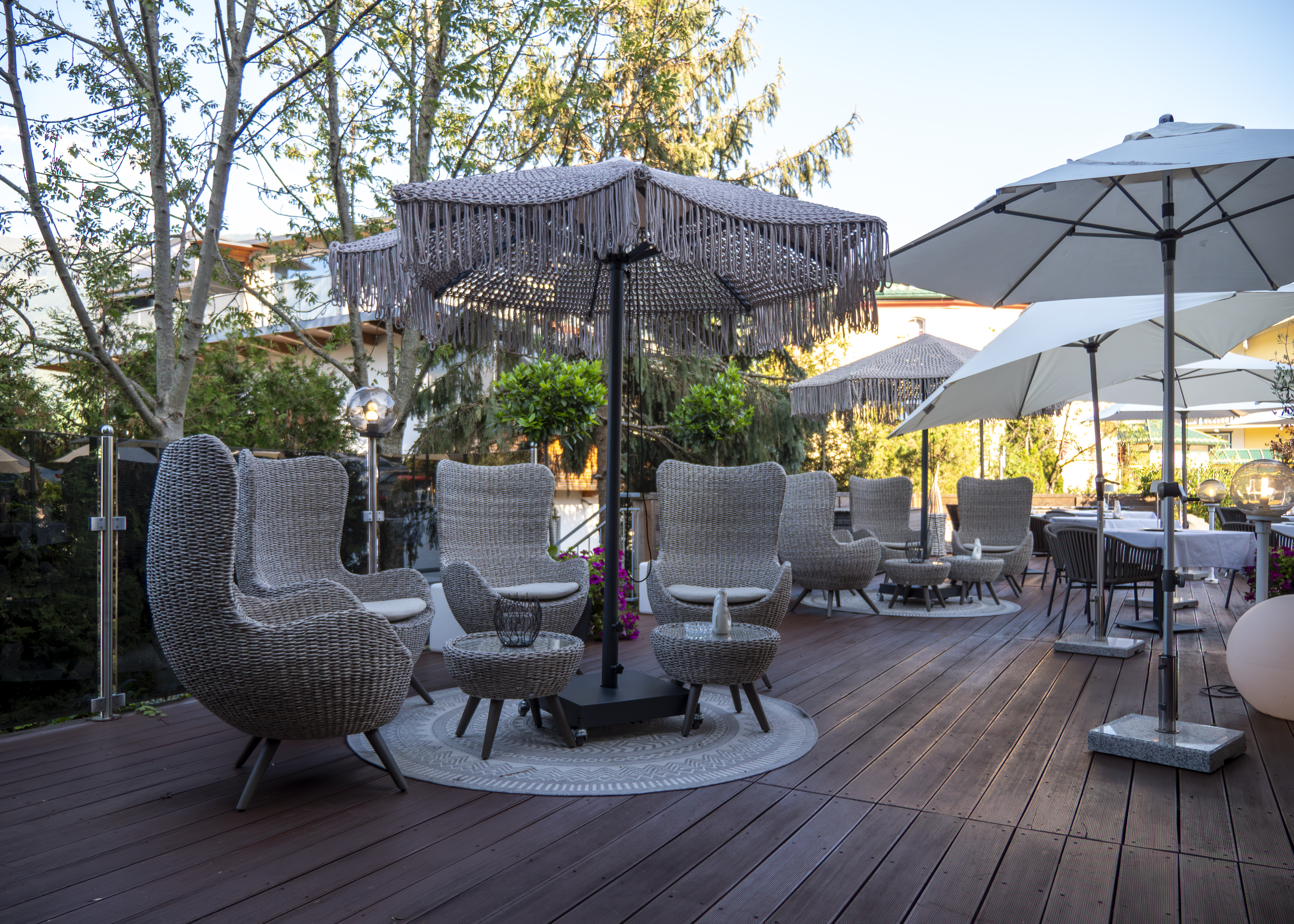 Luxushotel: Romantikterrasse - Boutiquehotel Haidachhof ****superior