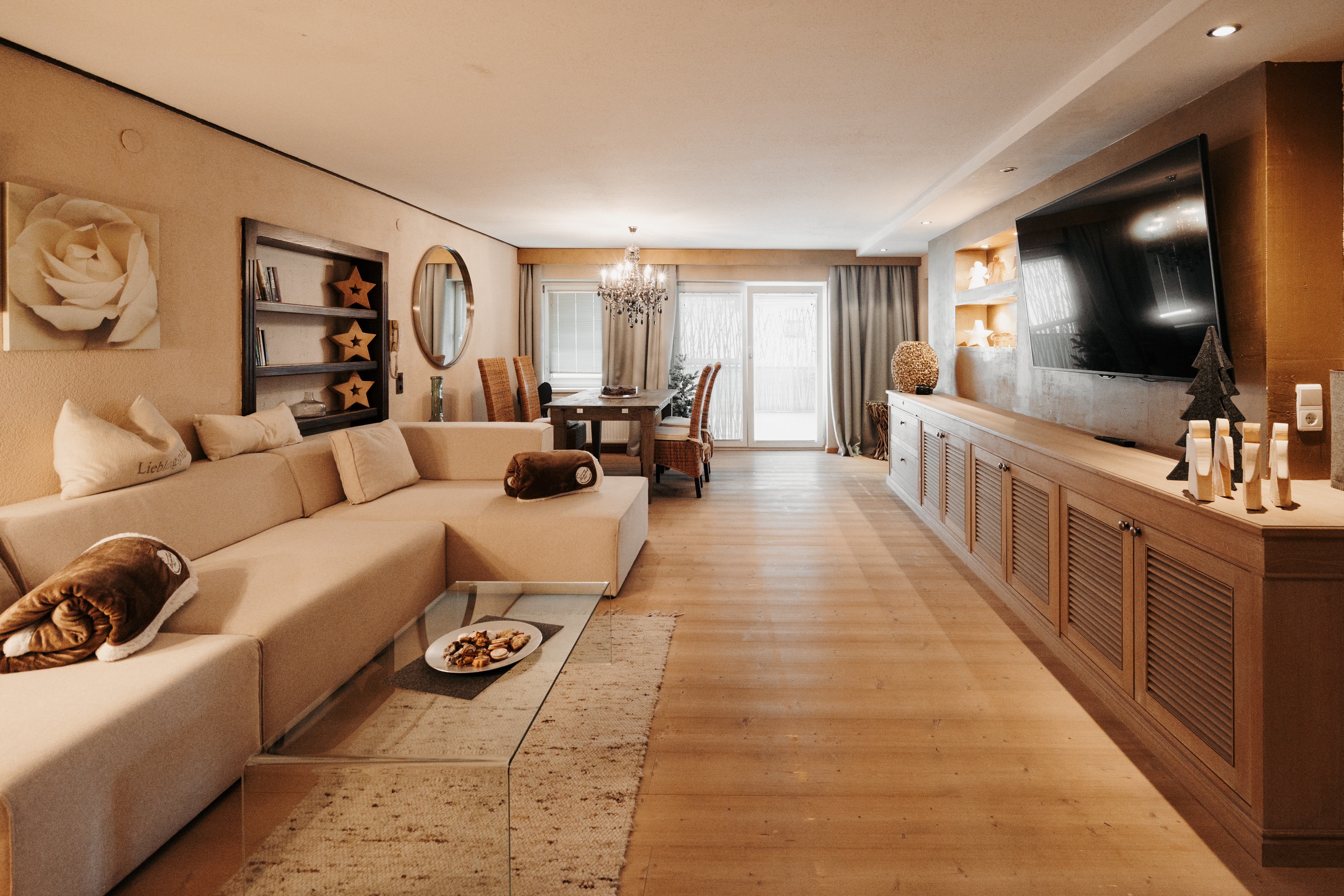 Luxushotel: Suite  "Milch und Honig" - Appartement f. 4 Personen - Boutiquehotel Haidachhof ****superior