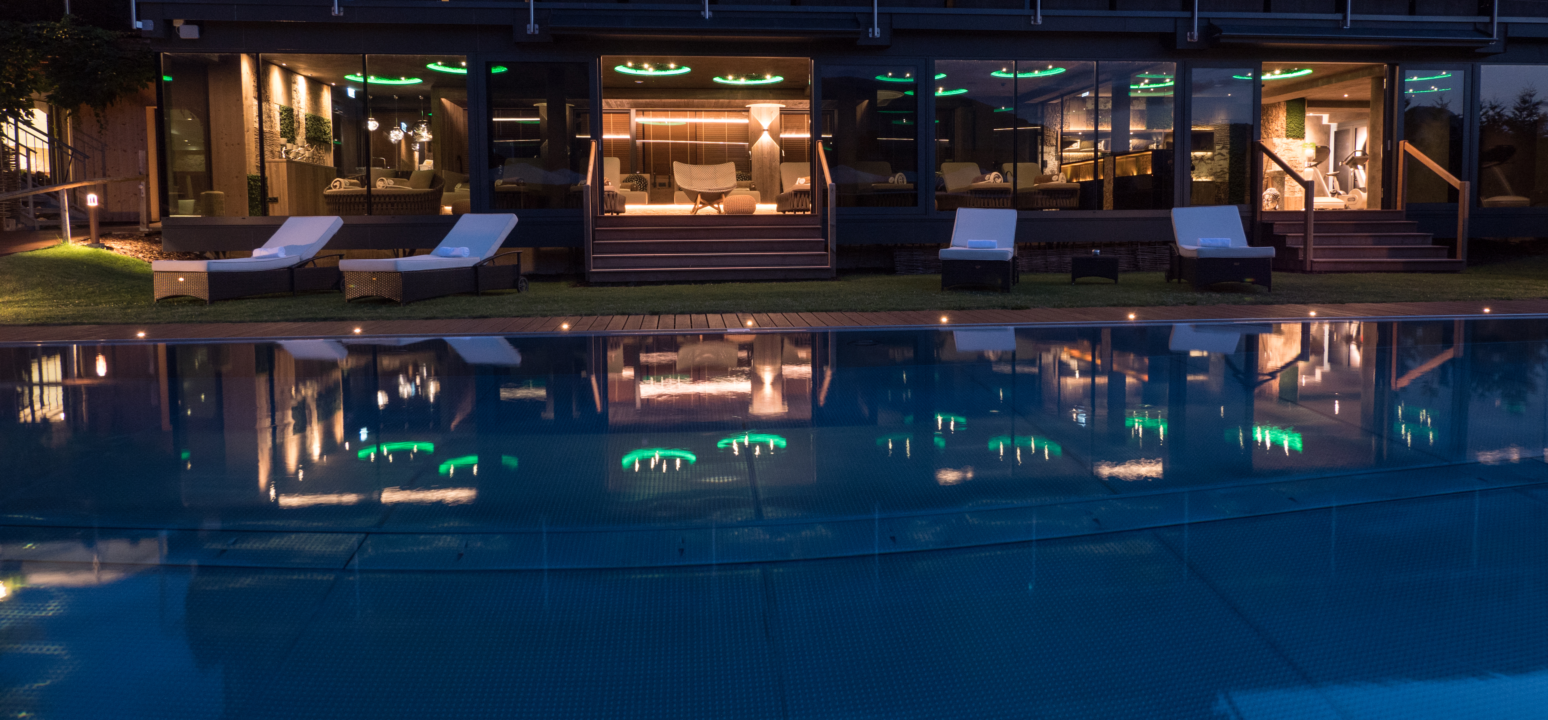 Luxushotel: Aussenpool - Boutiquehotel Haidachhof ****superior