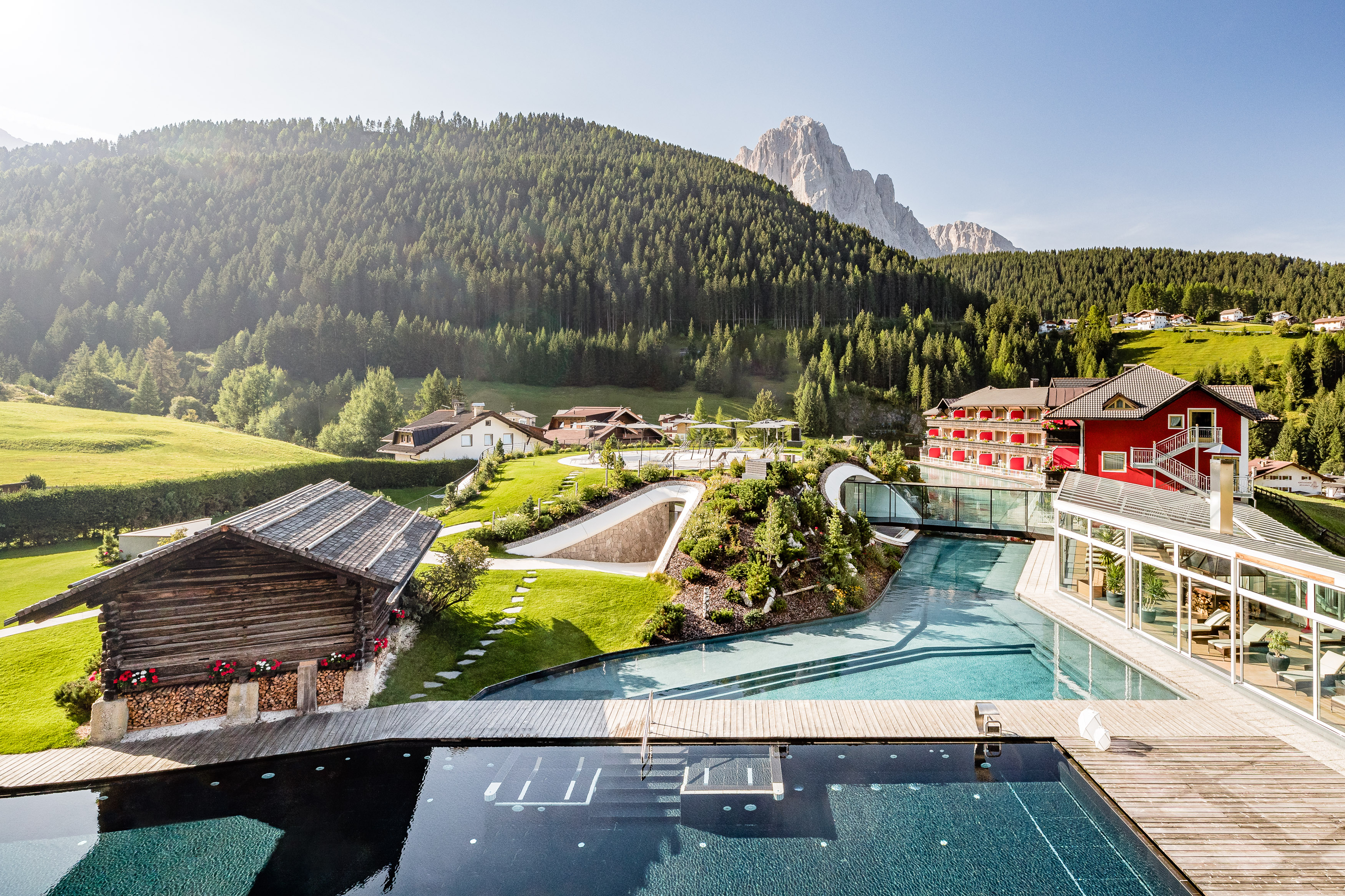 Luxusurlaub - Bettgrößen: Doppelbett - Reischach (Trentino-Südtirol) - Sommer Park - Hotel Alpenroyal