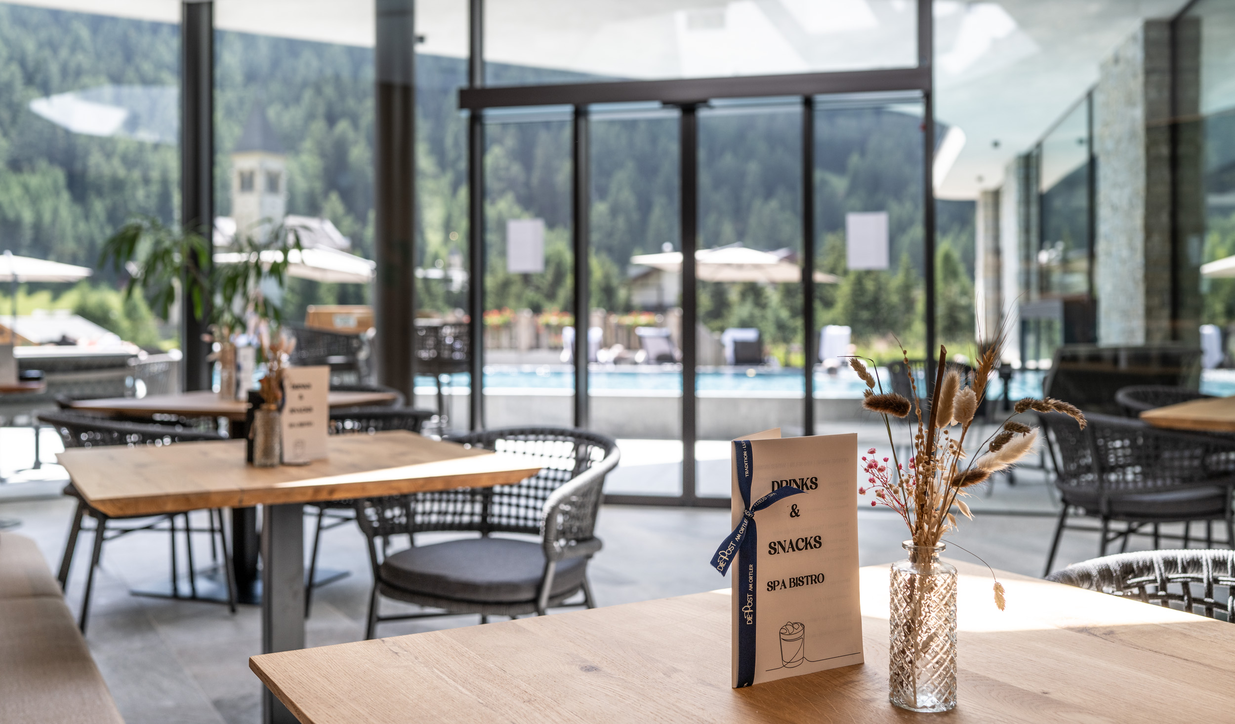 Luxushotel: Spa Bistro - Hotel DIE POST am Ortler
