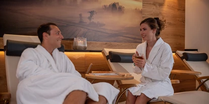 Luxusurlaub - Hirschegg (Mittelberg) - Entspannen nach einem Saunagang in unserem Ruheraum mit Kaminfeuer. - Concordia Wellnesshotel & Spa